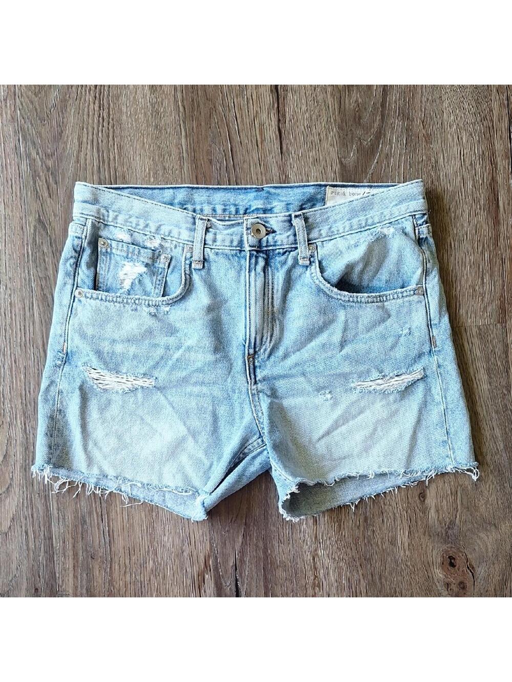 Rag & Bone Distressed Jean Short Size 24